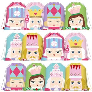 Christmas Nutcracker Drawstring Bags