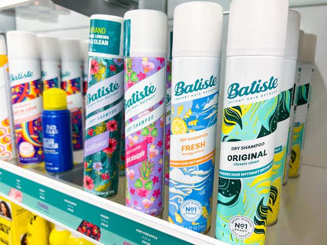 Batiste Overnight Dry Shampoo, as Little as $7.16 on Amazon card image