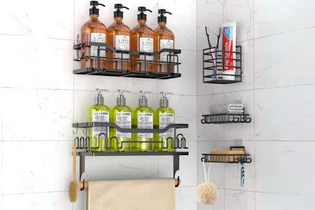 Shower Caddy 6-Pack, Only $12.99 on Amazon card image