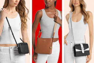 3 Michael Kors Bags worn by models
