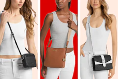 3 Michael Kors Bags worn by models