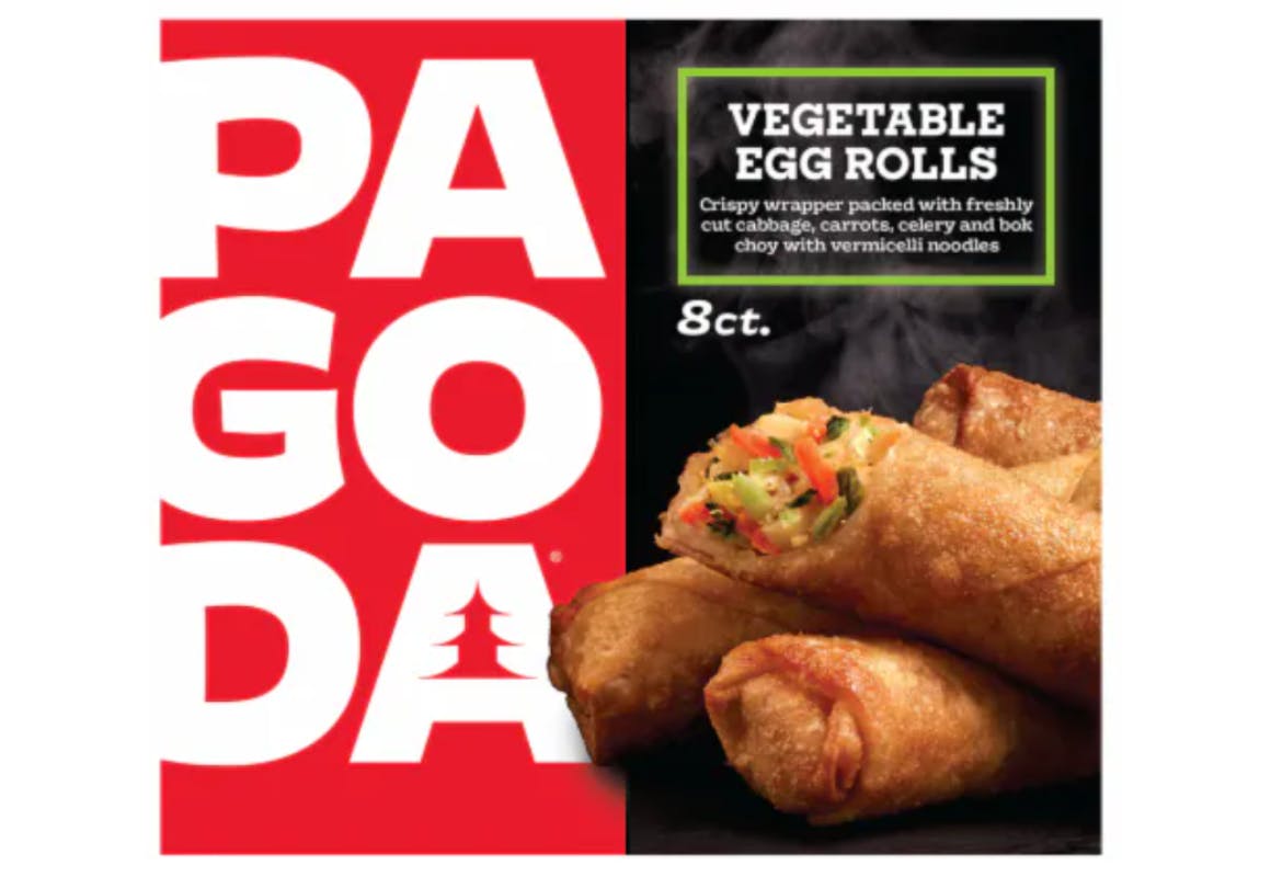 2 Pagoda Egg Rolls Boxes