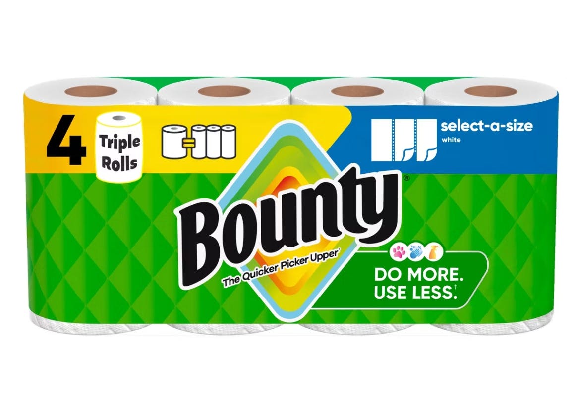 3 Bounty Paper Towels Packs