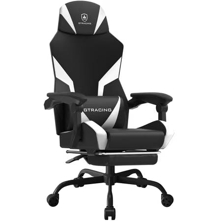 Gaming Chair with Footrest