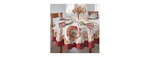 Turkey Bordered Fall Tablecloth