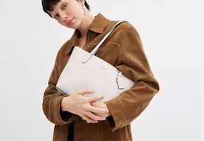 Coach Leather Fiona Tote