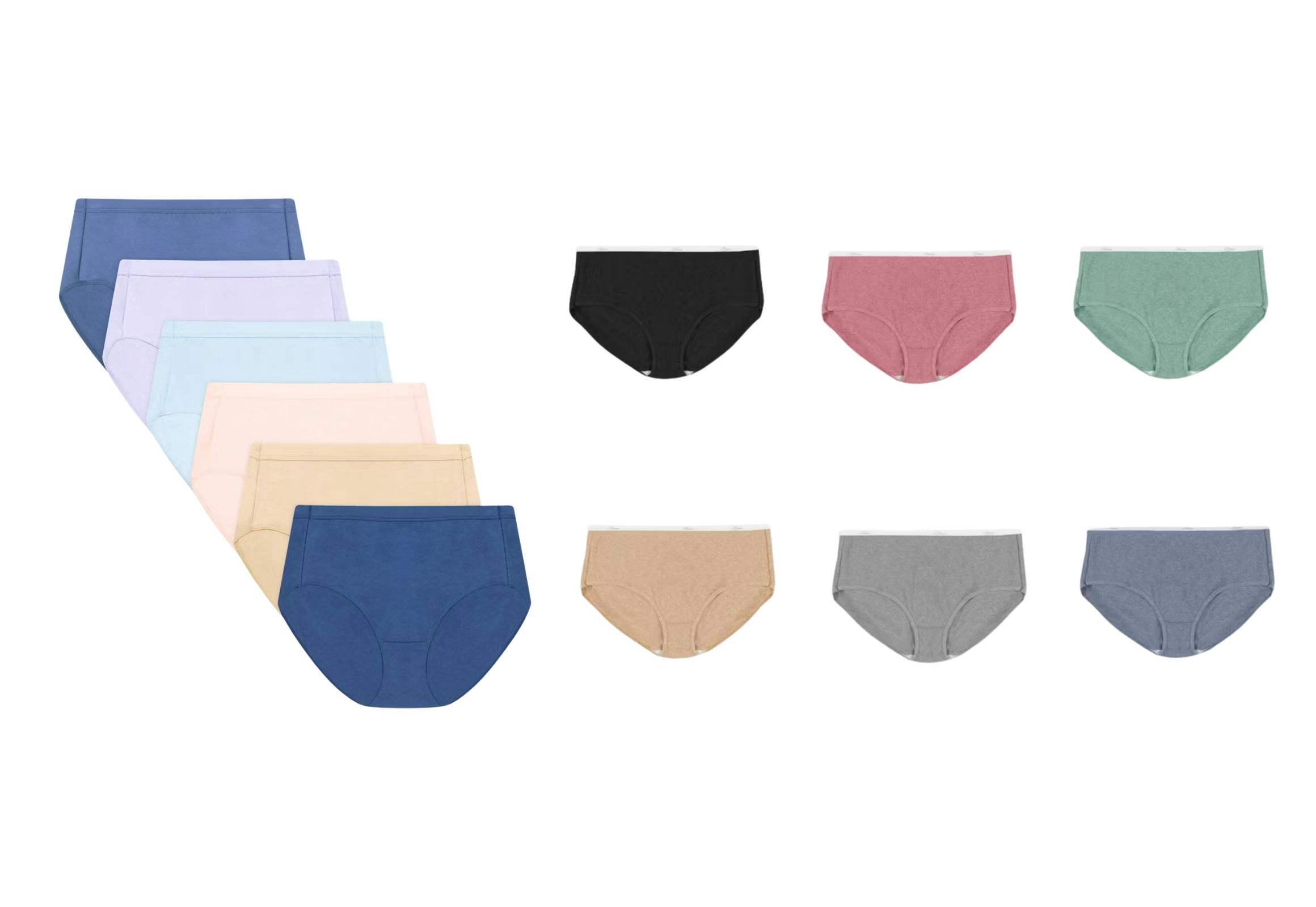 2 Hanes Women's Underwear Sets