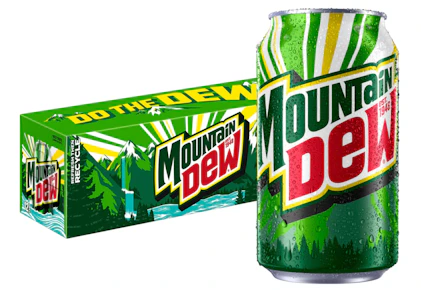 4 Mountain Dew Soda 12-Packs