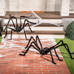 Halloween Giant Hairy Spider 2-Pack