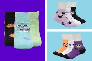 Disney Halloween Cozy Quarter Socks (3 count)