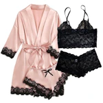 Women's Satin Pajama Set