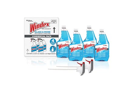 Windex Glass Cleaner 4-Pack
