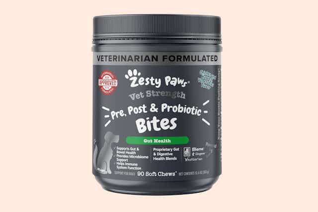 Zesty Paws Probiotics Are as Low as $32 on Amazon After Coupon (Reg. $50) card image
