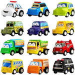 Pull Back Mini Vehicle 12-Pack