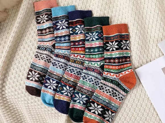 Wool Socks 5-Pack, Just $4.99 After Amazon Code