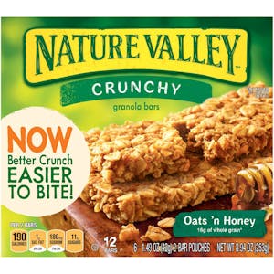 2 Nature Valley Granola Bar Boxes