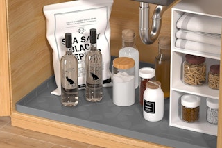 an under sink mat