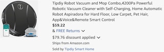 an amazon cart ending in $59.22