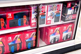 Nintendo Switch Mario Kart Console Bundles, as Low as $213.74 at Target card image