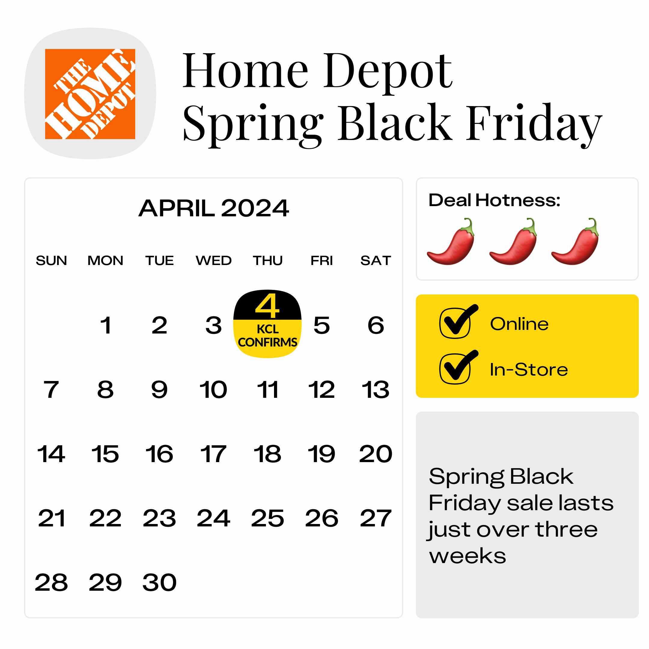 Home Depot Spring Black Friday Sale 2024 Dates and Details The Krazy