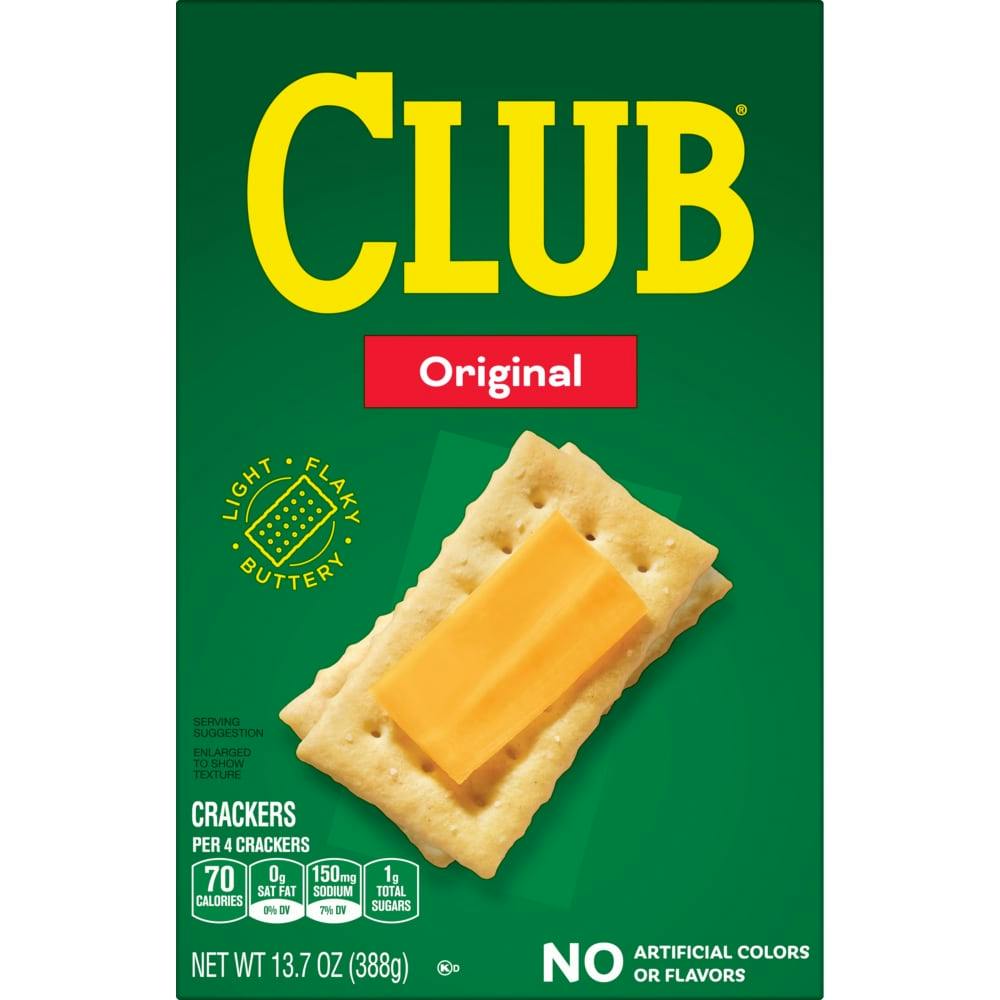 Keebler Club Crackers Box