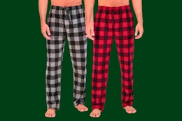 Score a 2-Pack of Men's Pajama Pants for $11 at Walmart (Reg. $15) card image