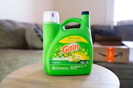 Gain Laundry Detergent: Get 4 Jumbo Bottles for as Low as $35.86 on Amazon card image