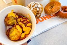 Current Dunkin’ Deals: Rewards Members Get a $3 Brisket Scramble This Week card image