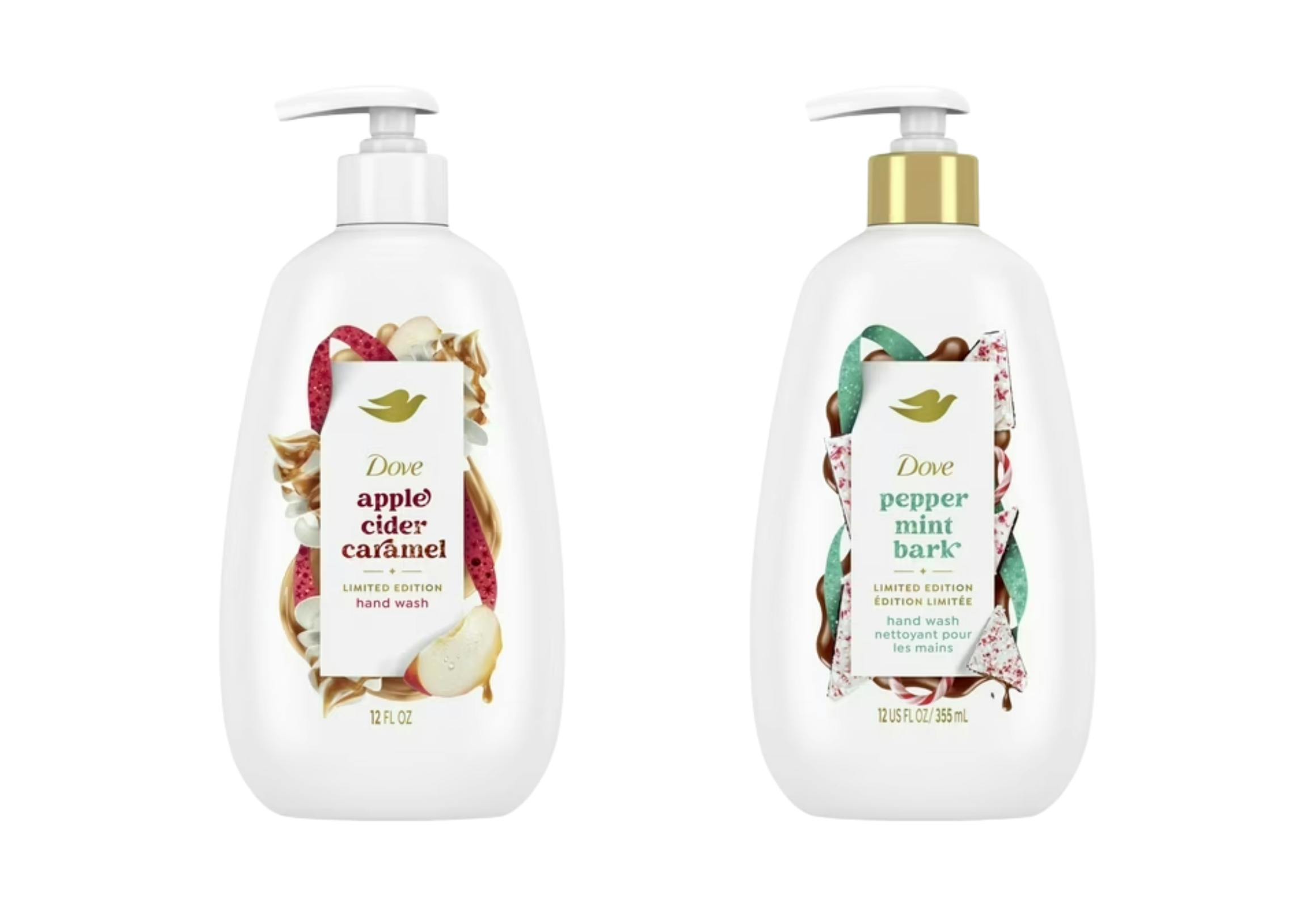 2 Dove Holiday Treats Hand Washes