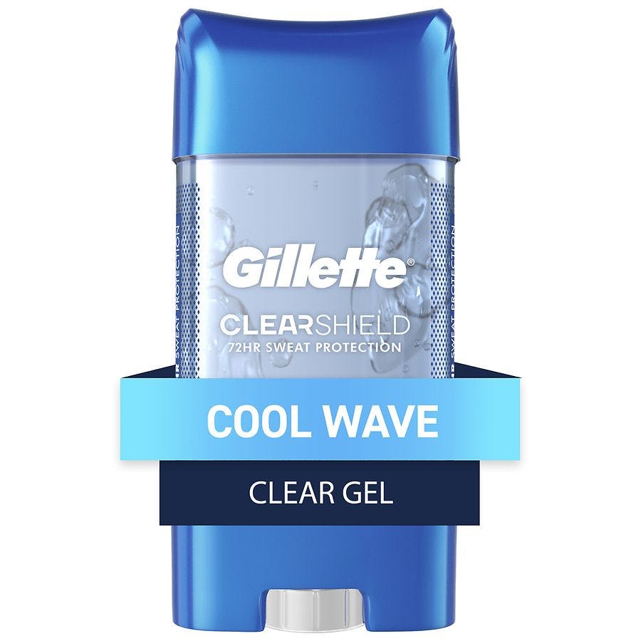 4 Gillette Clear Gel Deodorants
