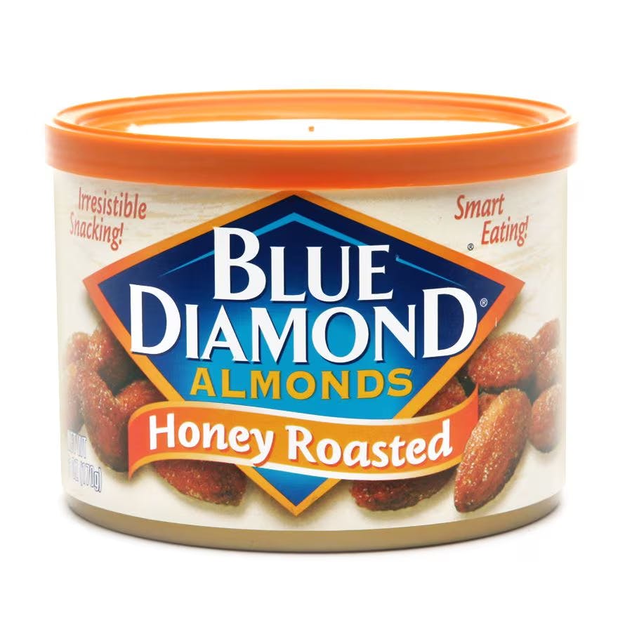 2 Blue Diamond Almond Cans
