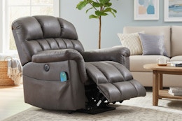 a heated massage chair 