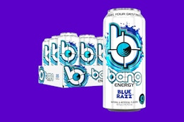 Bang Energy Blue Razz 12-Pack, Just $12.56 on Amazon (Reg. $20.94) card image