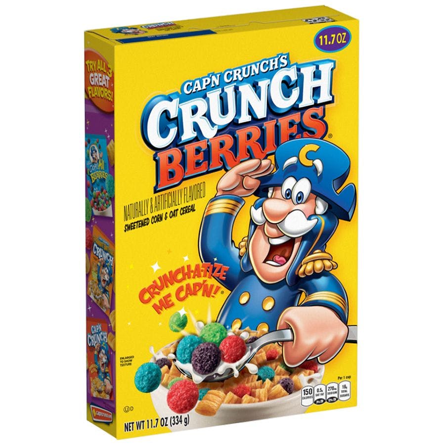 2 Cap'n Crunch Cereal Boxes