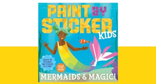 mermaid paint by sticker book
