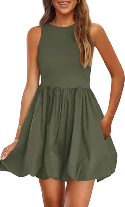 PRETTYGARDEN Women's Bubble Mini Dress
