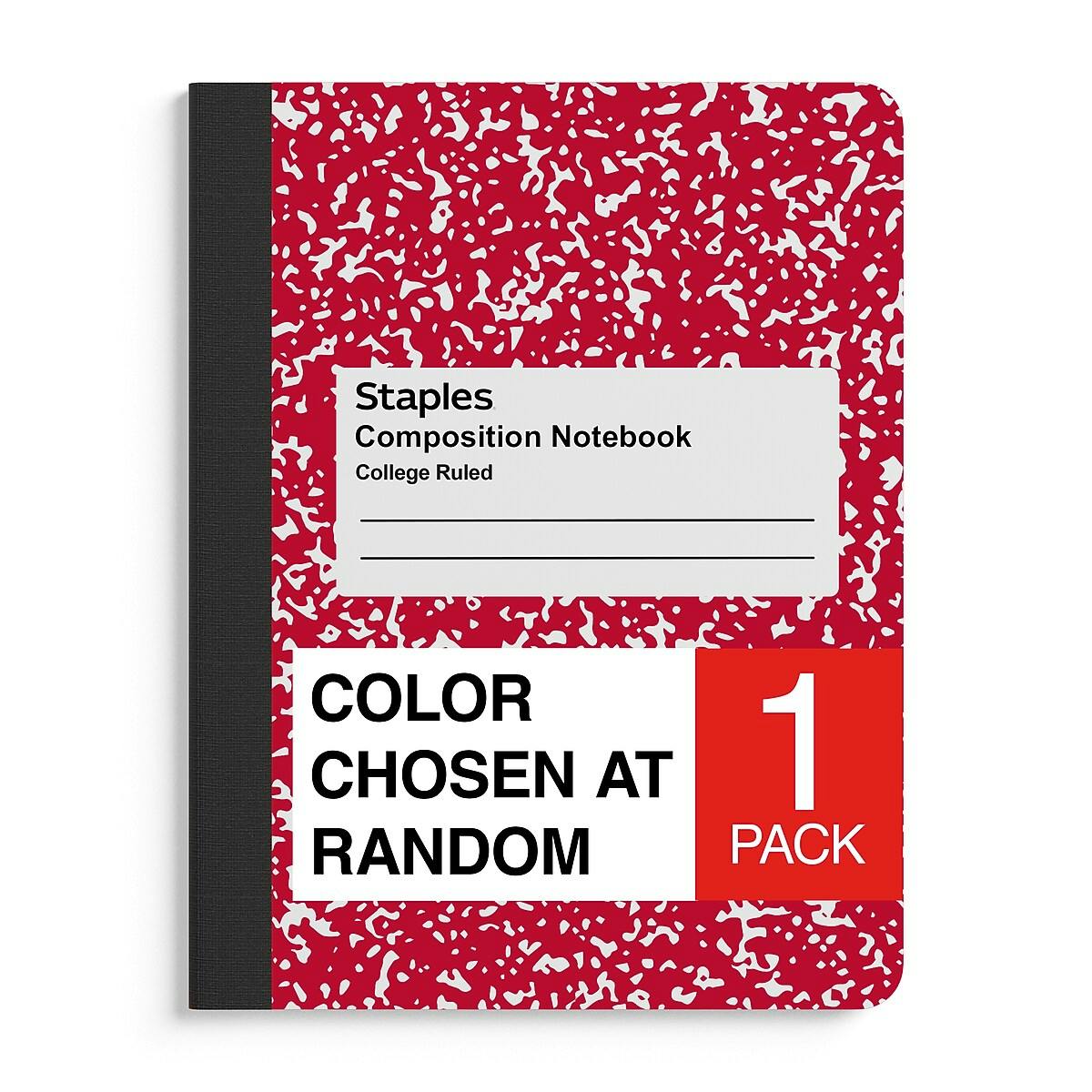 Staples Composition Notebook