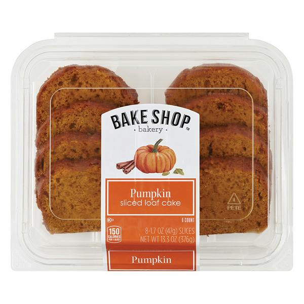 Pumpkin Sliced Loaf Cake