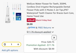 water flosser