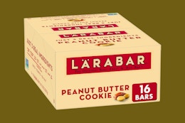 Larabar Peanut Butter Cookie 16-Pack, as Low as $10.82 on Amazon card image