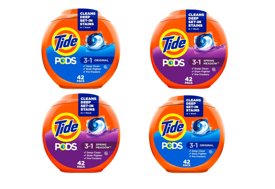 4 Tide Pod Tubs