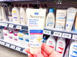 Aveeno Skin Relief Healing Ointment in Walmart store