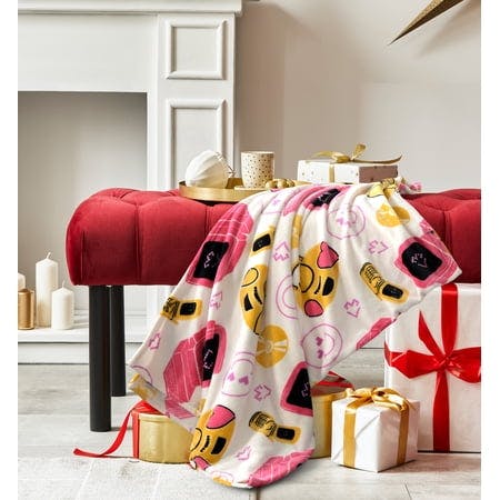 Way to Celebrate V-Day Fleece Throw