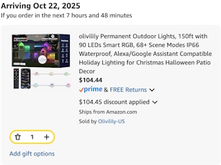 lights cart