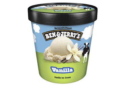 2 Ben & Jerry's Ice Cream Pints