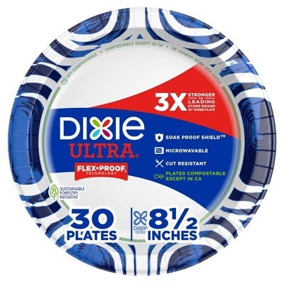 2 Dixie Ultra Paper Plates Packs