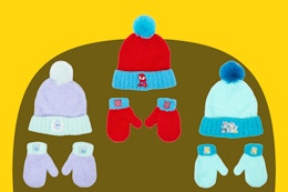 Toddler Character Beanie and Mittens Sets Only $7 at Walmart card image