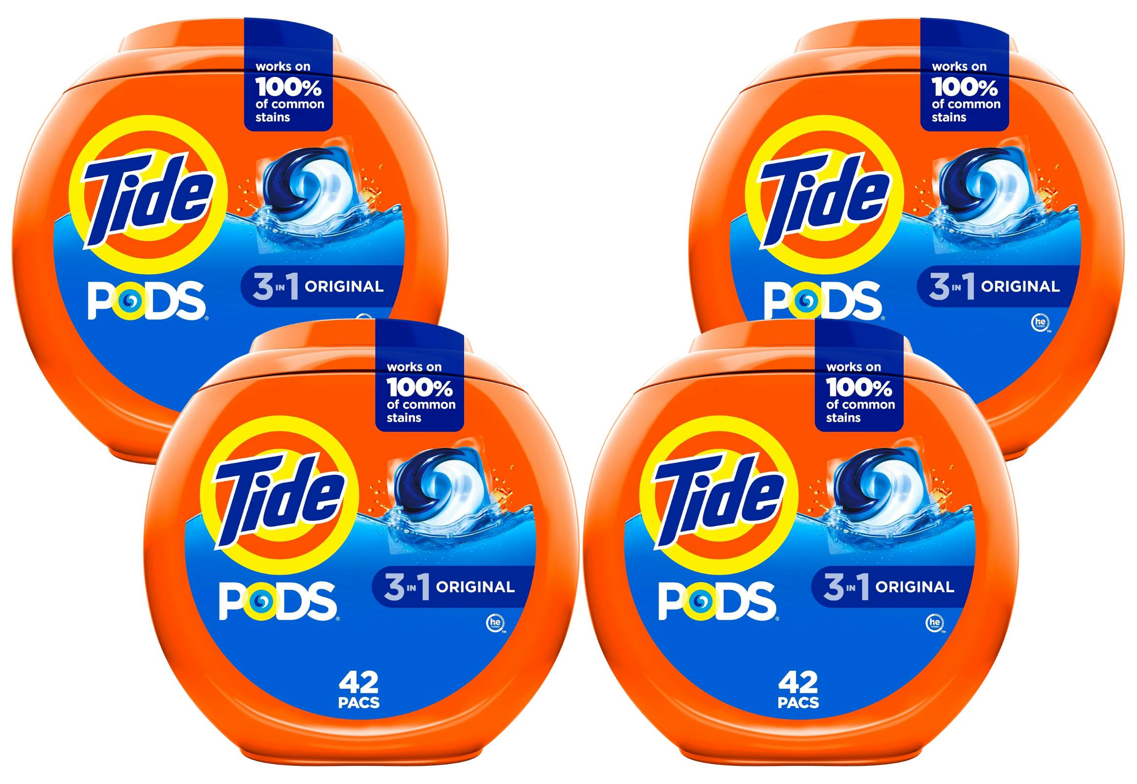 4 Tide Pods