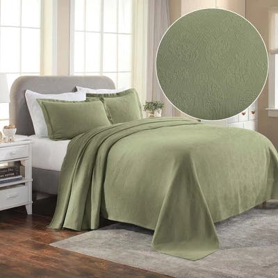 Blue Nile Mills Paisley Bedspread Set