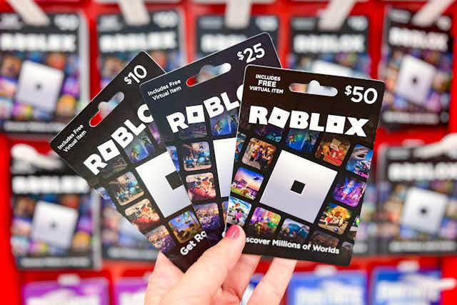 Save 40% on Roblox Gift Cards at Sam's Club (Rare Discount) card image